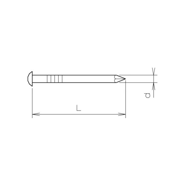 Flachrundstifte Messing 1,6x20 à 0,5 kg | 0,5 kg je Packung