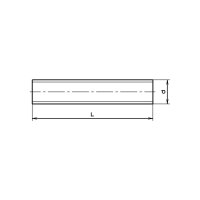 Gewindebolzen Form A DIN 976A-4.6/4.8 verzinkt blau...