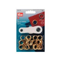 PRYM Öse mit Scheibe goldf 11mm | 5 Stück je...