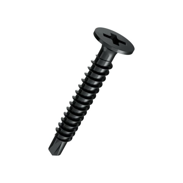 Schnellbauschrauben Trompetenkopf St phos schwarz MF 3,5x55 | 1000 Stück je Packung