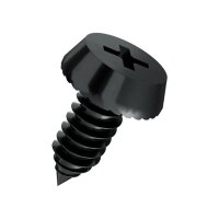 Zyl-Schnellbauschrauben KS H St phosphatiert schwarz...