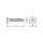 Senk-Spanplattenschrauben T Stahl verzinkt blau 6x60 | 200 Stück je Packung