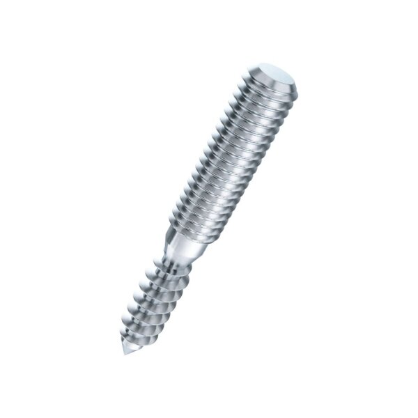 Stockschrauben T15 Stahl verzinkt blau M8x80 | 100 Stück je Packung