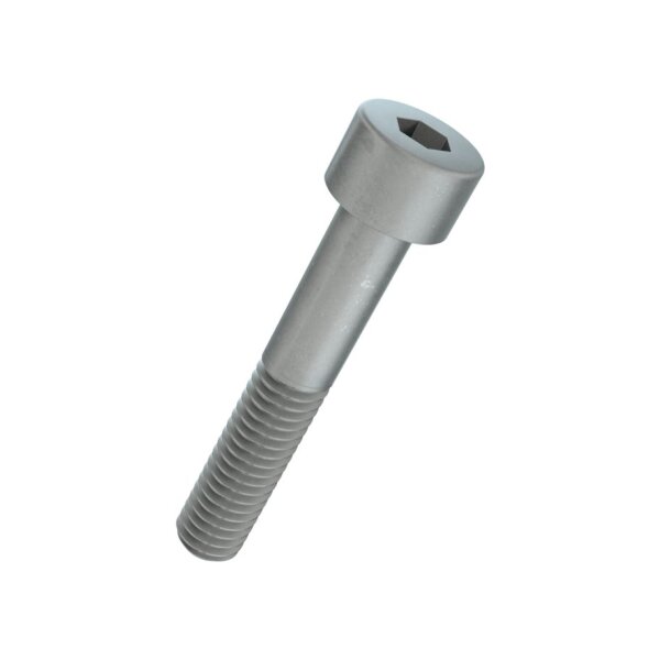 Zyl-Schrauben In-6Kt mit Schaft ISO 4762-12.9 flZn M6x50 | 100 Stück je Packung