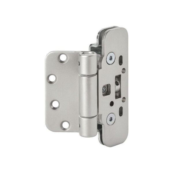 Sassba Einfräsband Just 3D Holzrahmen vernickelt matt | 2 Stück je Packung