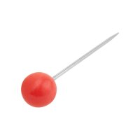 bestaPAC Kartennadel rot 8mm | 10 Stück je Packung