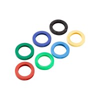 bestaPAC Schlüsselkennring farbig assortiert | 5...
