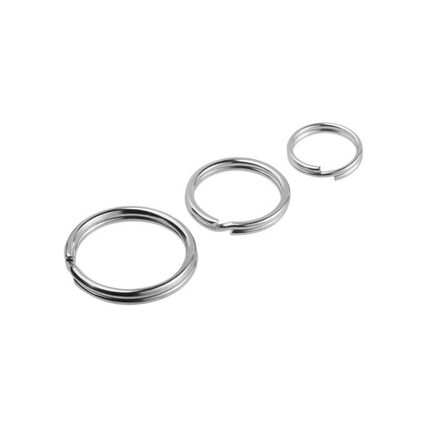 bestaPAC Schlüsselring vernickelt 20mm | 10 Stück je Packung