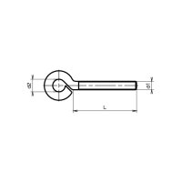 bestaPAC Ringschraube verzinkt M5x30 | 10 Stück je...