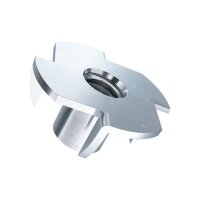 bestaPAC Einschlagmutter mit 4 Spitzen verzinkt M4x15x6 |...