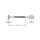 bestaPAC Holzschraube Linsensenkkopf SZ Messing 3x25 | 10 Stück je Packung