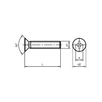 bestaPAC Senkschraube Z rostfrei M3x20 | 10 Stück je...