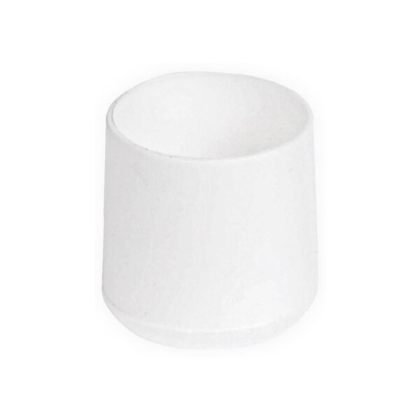 bestaPAC Stuhlbeinkappe weiss 25mm | 5 Stück je Packung
