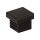 bestaPAC Rohrstopfen quadratisch, schwarz, 20x20 mm | 5 Stück je Packung