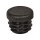 bestaPAC Rohrstopfen quadratisch, schwarz, 20x20 mm | 5 Stück je Packung