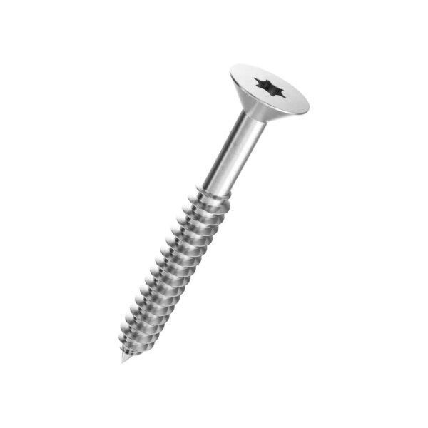 bestaPAC Spanplattenschraube Senkkopf T rostfrei 5x25 | 5 Stück je Packung