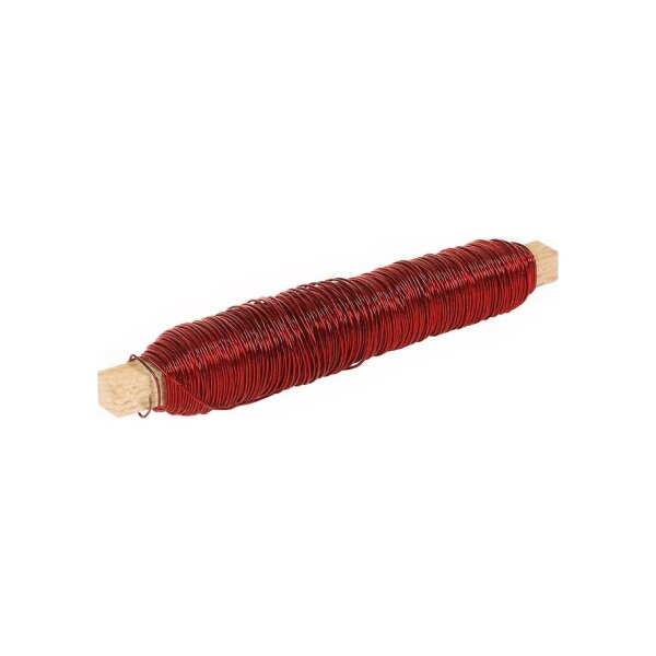 bestaPAC Kupferdraht Deko rot 0.5mm | 5 Stück je Packung
