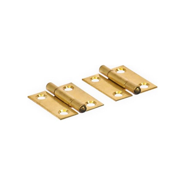 bestaPAC Scharnier vermessingt 30x17 | 10 Stück je Packung
