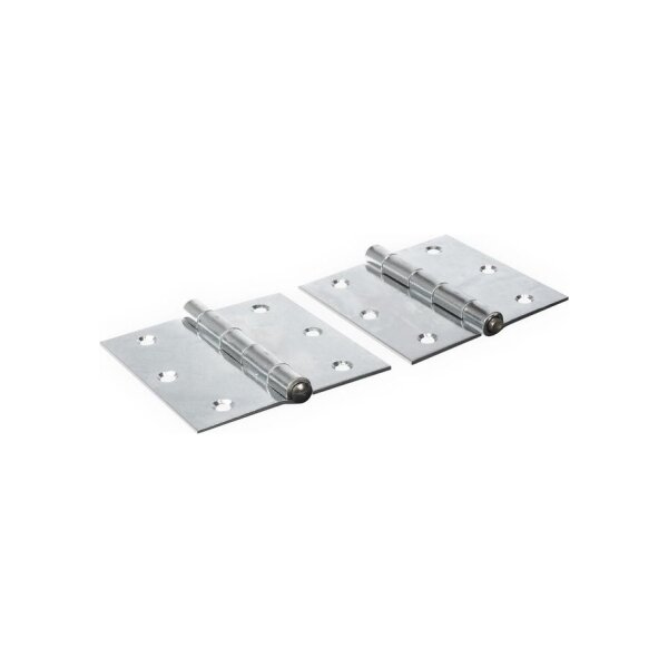 bestaPAC Scharnier mit losem Stift verzinkt 90x90 | 5 Stück je Packung