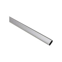 bestaPAC Schrankrohr oval verchromt 100cm