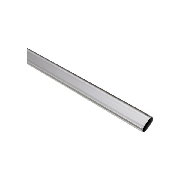 bestaPAC Schrankrohr oval verchromt 120cm