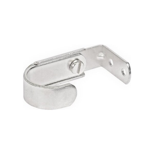 bestaPAC Schrankrohrmittelträger vernickelt 18mm | 5 Stück je Packung