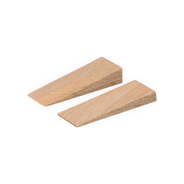 bestaPAC Möbelkeile Holz Rotbuche aus CZ 6/12mm | 5 Stück je Packung