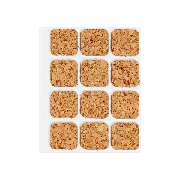 bestaPAC Korkgleiter, eckig, 19x19 mm | 5 Stück je Packung