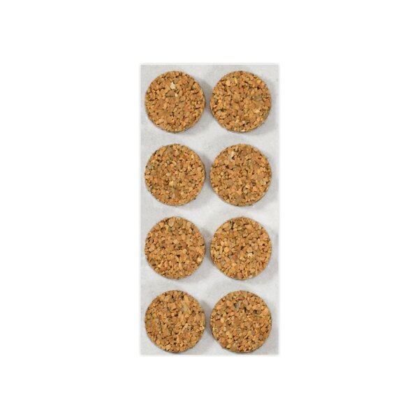 bestaPAC Korkgleiter, rund, Ø 17 mm | 5 Stück je Packung