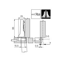 bestaPAC Basic Möbelband Mittelmontage 26mm | 5...