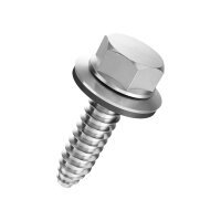 Sechskant-Fassadenschrauben 1.4301 Typ B 6,3x64 | 100...