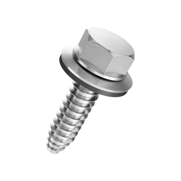 Sechskant-Fassadenschrauben 1.4301 Typ B 6,3x80 | 100 Stück je Packung