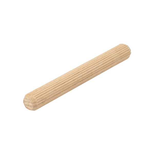 bestaPAC Riffeldübel aus Holz Buche 8x40 | 5 Stück je Packung