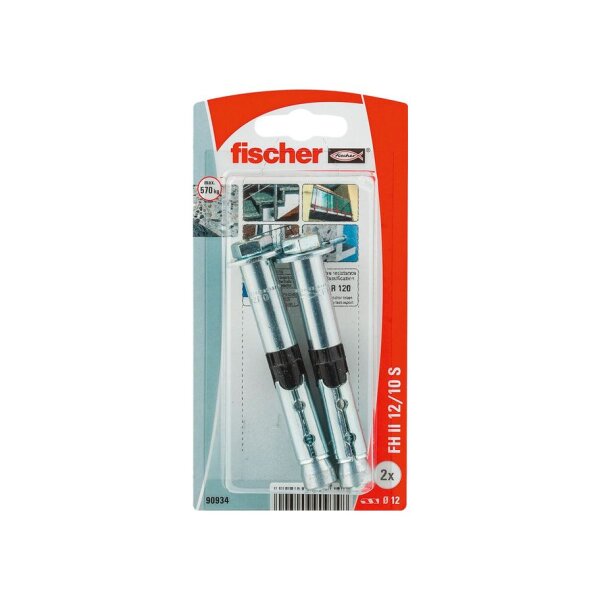 fischer Hochleistungsanker FH II 12/10 S | 5 Stück je Packung