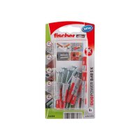 fischer SB Nylondübel Duopower mit Schraube 8x40 | 5 Stück je Packung