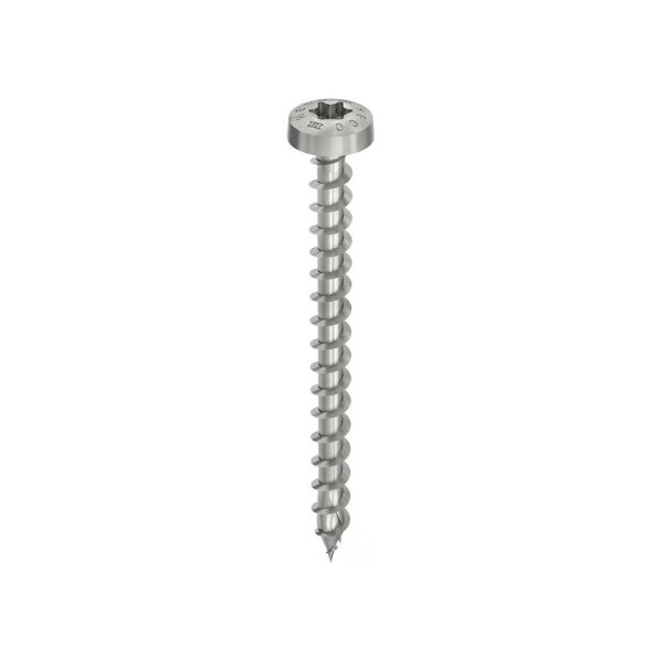 HECO-TOPIX-plus Rundkopf T-20 5,0 x 30, A2 | 200 Stück je Packung
