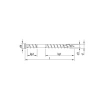 HECO TOPIX-Plus Terrassenbelagschraube 5 x 60, A4 | 200...