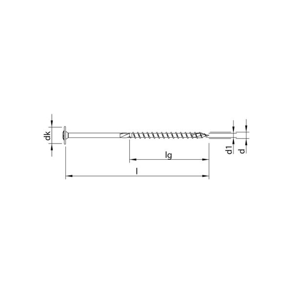 HECO-TOPIX-plus Tellerkopf XL T-40 8,0 x 320, znb | 50 Stück je Packung