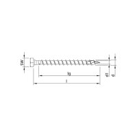 HECO-TOPIX-plus Kombisechskantkopf T-40 8,0 x 70, znb |...