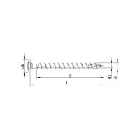 HECO TOPIX-Plus Verbinderschraube HD-40 10 x 120, znb |...