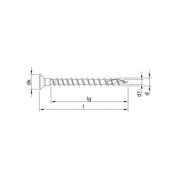 HECO-TOPIX-plus Senkkopf HD-40 10 x 160, znb | 50 Stück je Packung