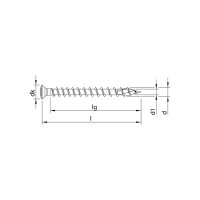 HECO-TOPIX-plus Fassadenschraube HD-20 4,5 x 50, A2 | 200...