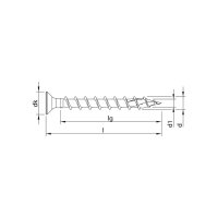 HECO TOPIX-Plus Beschlagschraube HD-20 4.5 x 40, znb |...