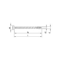 HECO-TOPIX-plus Rundkopf T-20 5,0 x 60, znb | 200...