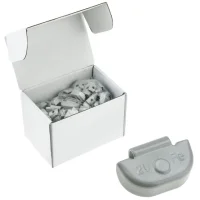 Set Stahlschlaggewichte grau 5-50g