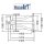 Benslift 1 Säulen Hebebühne 2.5 t Ultraflach - Mobil - Portabel - BL 1.25