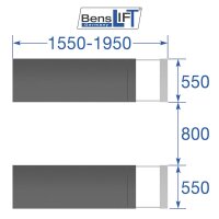 Benslift Profi Scherenhebebühne 3.0 t - Unterflur - BL S30-1.8U