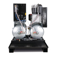 Stationärer Kolbenkompressor Aircraft AIRPROFI DUO...