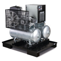 Stationärer Kolbenkompressor Aircraft AIRPROFI DUO 703/2x75/13 K