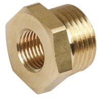 Reduziernippel kurz Aircraft  3/4" IG x 1" AG